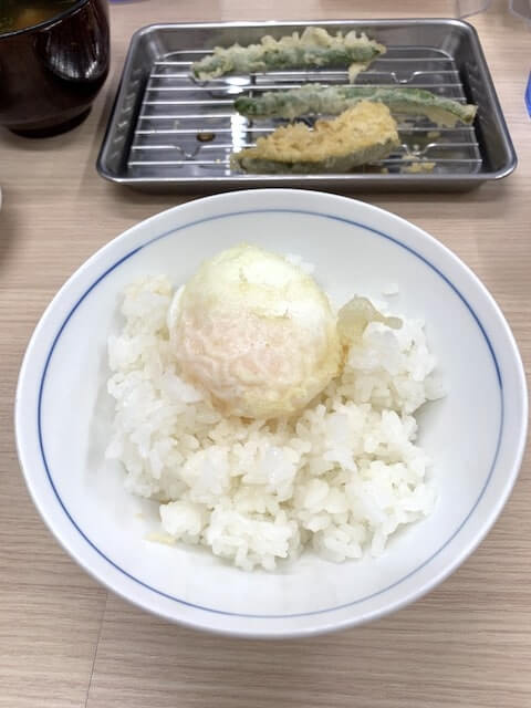 天ぷら卵